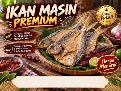 ikan masin kerisik homemade 